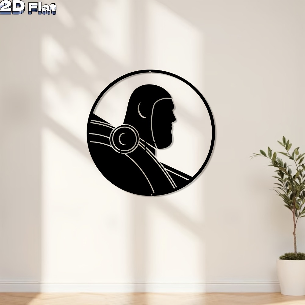 Tech Office Wall - لوحة جدارية حديثة على شكل روبوت