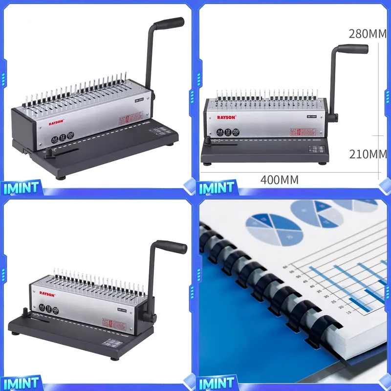 Binding Machine Comb - آلة تجليد الكتب بالحلقات المطاطية رايسون