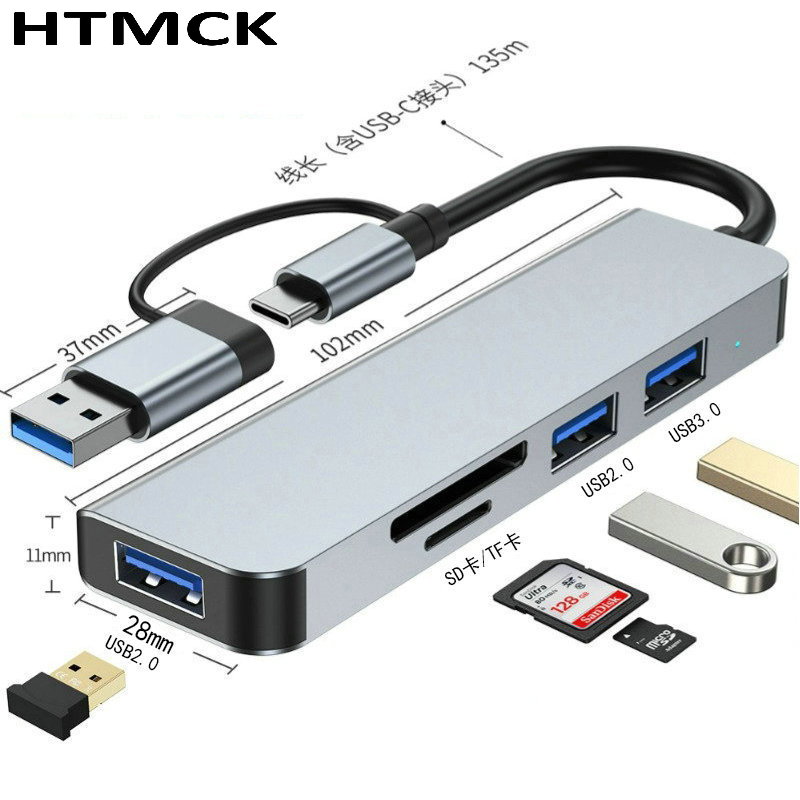 Docking Station Usb C - محطة توصيل متعددة المنافذ 8 في