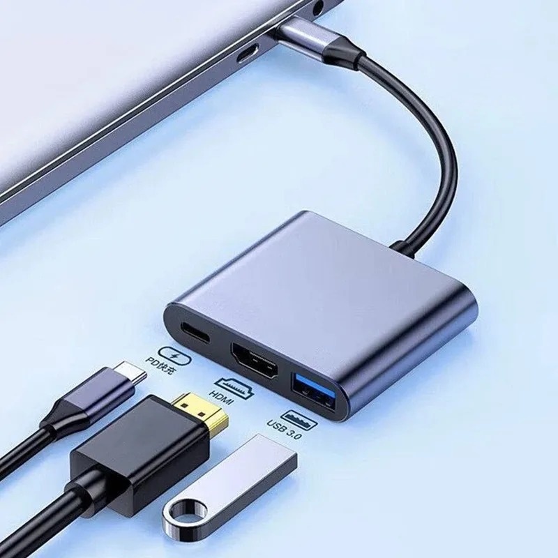 Docking Station Usb C - USB C HUB 3in1 نوع C