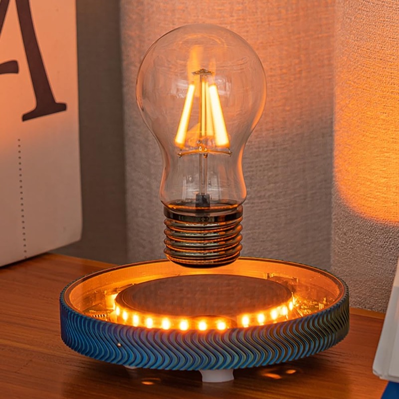 Home Office Tech Gadgets - مصباح LED لاسلكي عائم للمكتب، هدية