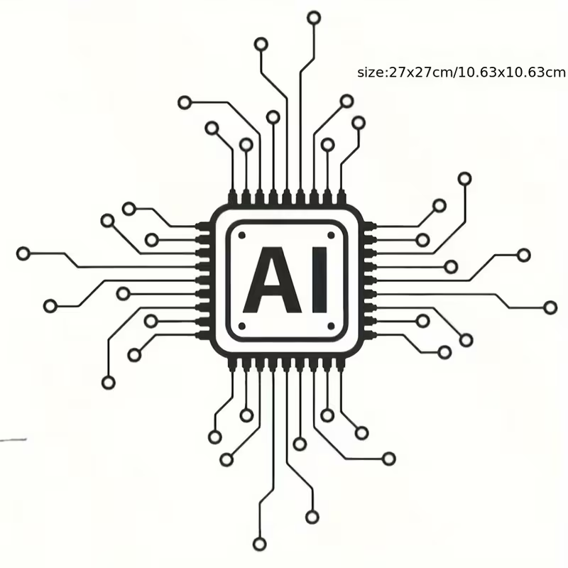Tech Office Wall - ملصق جداري من الفينيل بتصميم لوحة