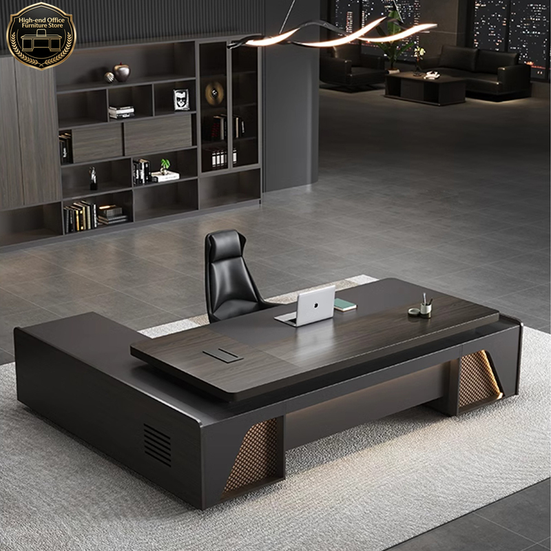 Office Tech Management - مكتب تنفيذي فاخر وعصري على شكل