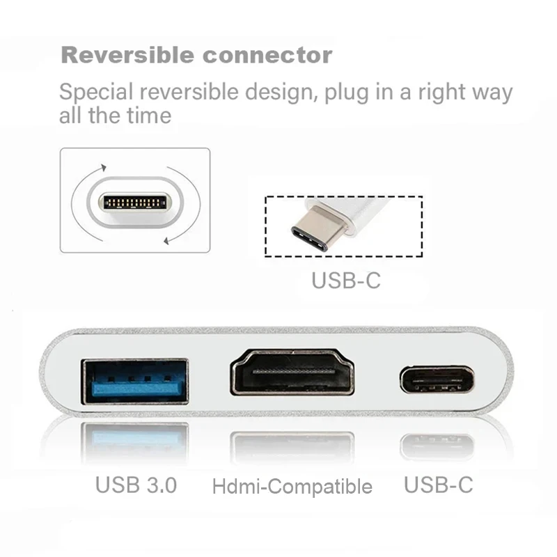 محطة إرساء USB PD HDMI 3 في 1  - مراجعة Docking Station Usb C وسعره