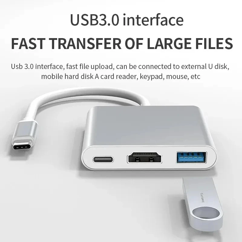 محطة إرساء USB PD HDMI 3 في 1  - مراجعة Docking Station Usb C وسعره