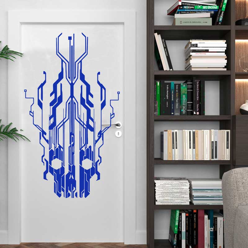 رقاقة دائرة التكنولوجيا الجمجم - مراجعة Tech Office Wall وسعره