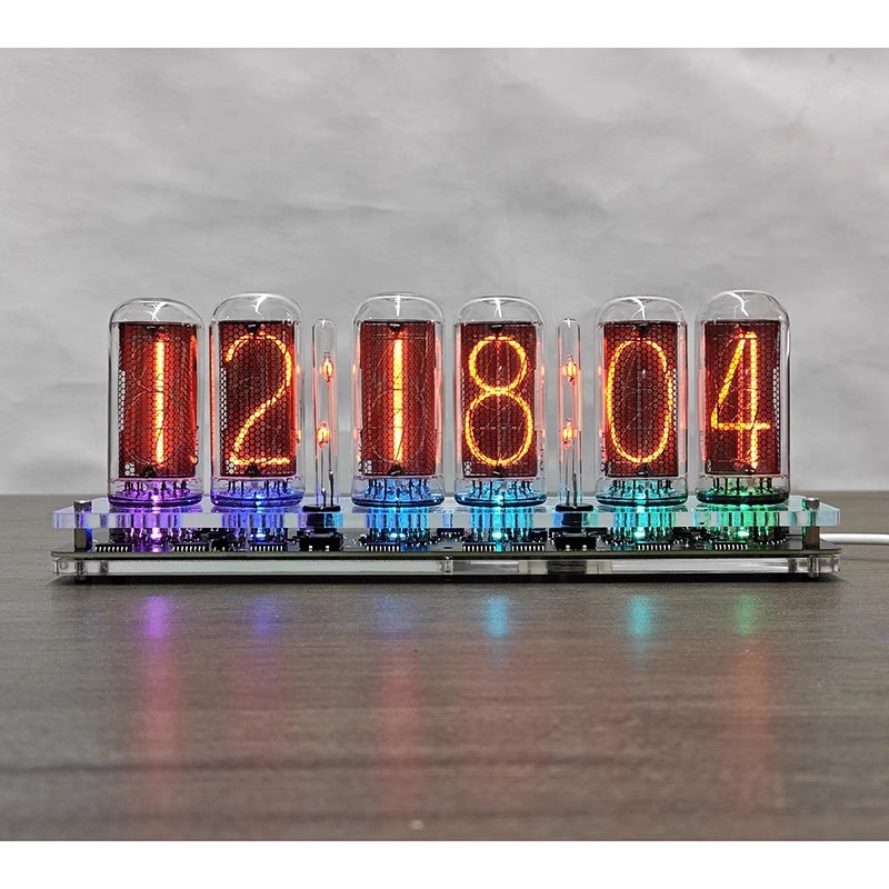 GHXAMP 6 أرقام IN-18 Nixie ساع - مراجعة Tech Office Youtube وسعره