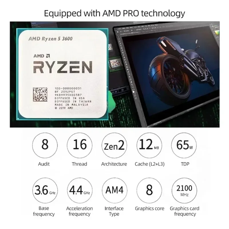 معالج AMD Ryzen 5 R5 3600 جديد - مراجعة Amd Cpu Ryzen 5 وسعره