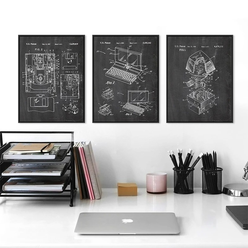 مجموعة من 6 ملصقات جدارية بتصم - مراجعة Tech Office Wall وسعره