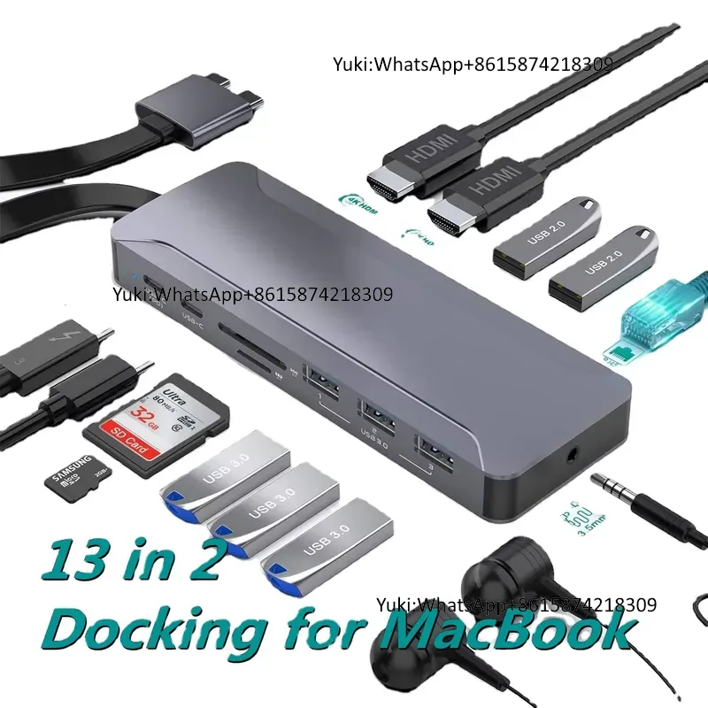 محطة إرساء USB C مزدوجة الشاشة - مراجعة Docking Station Usb C وسعره