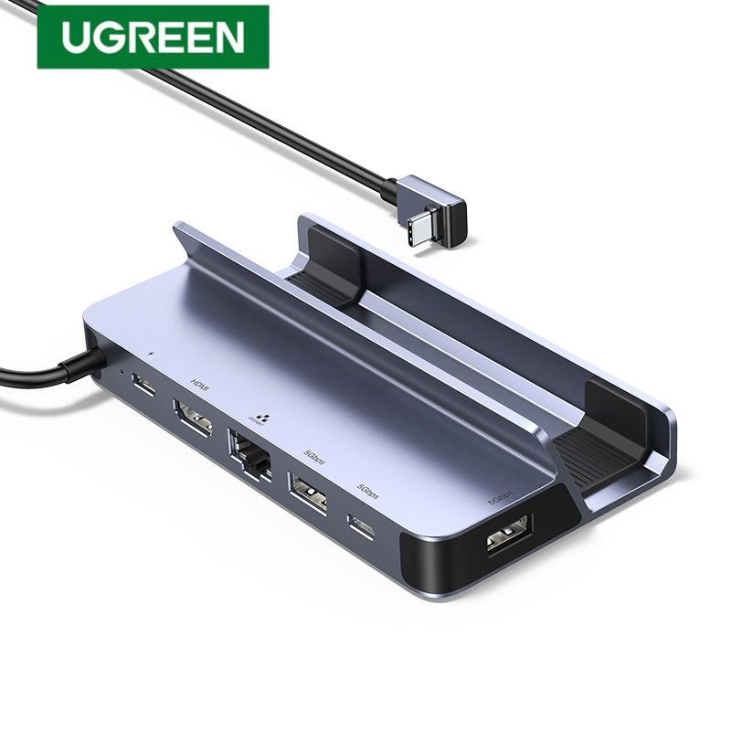 قاعدة توصيل UGREN Steam Deck 6 - مراجعة Docking Station Usb C وسعره
