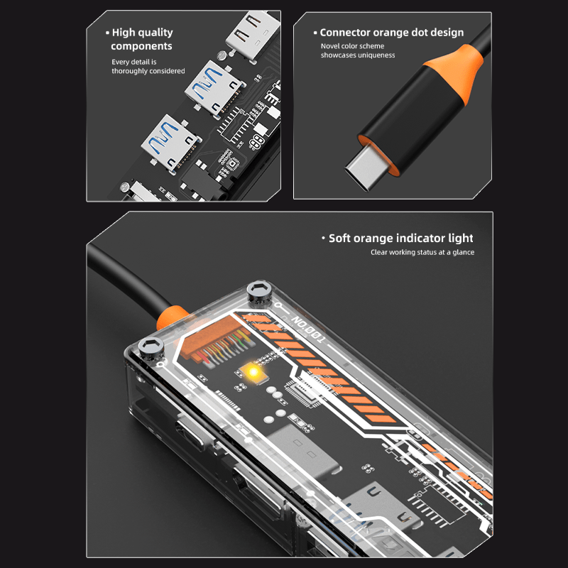 محول USB-C متعدد الوظائف 6 في  - مراجعة Docking Station Usb C وسعره