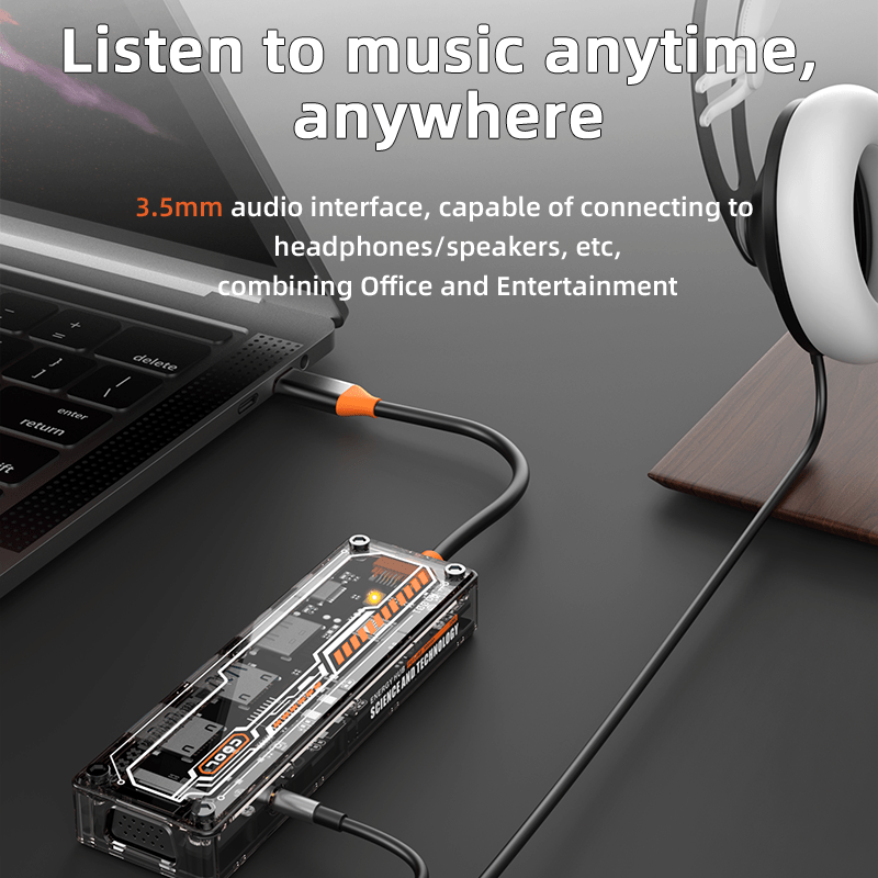 محول USB-C متعدد الوظائف 6 في  - مراجعة Docking Station Usb C وسعره