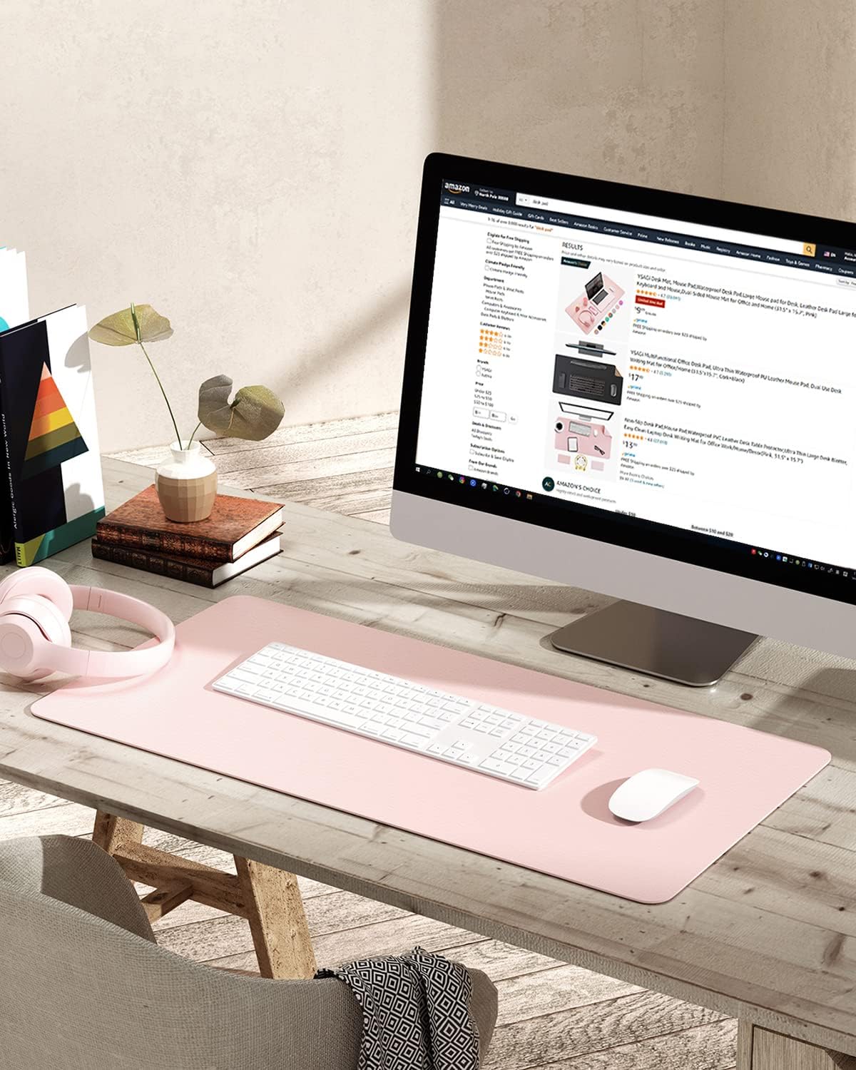 حصيرة مكتبية مقاس 60×35 سم، وا - مراجعة Home Office Tech Gadgets وسعره