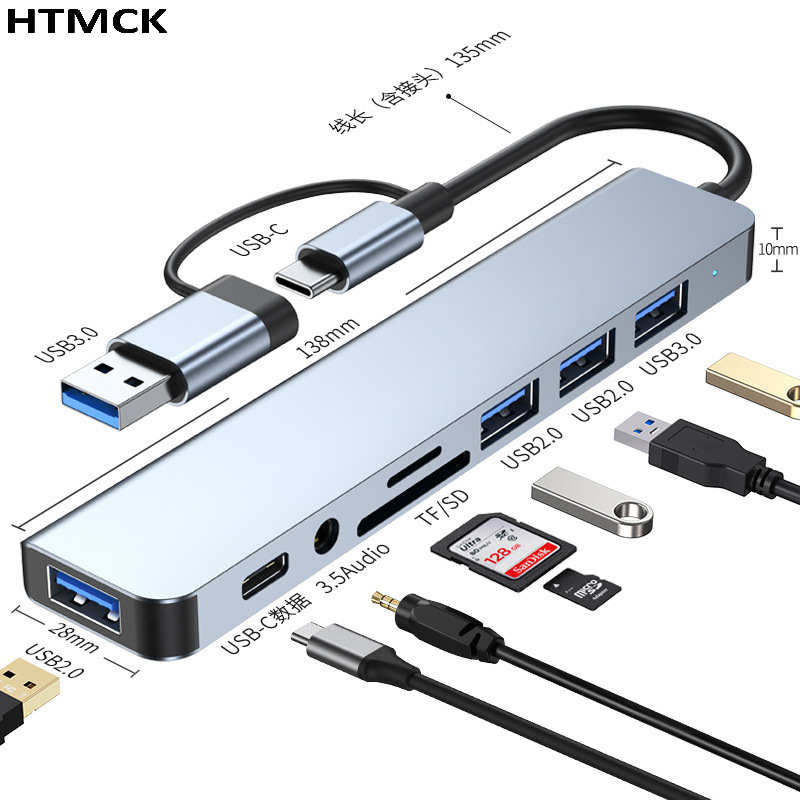محطة توصيل متعددة المنافذ 8 في - مراجعة Docking Station Usb C وسعره