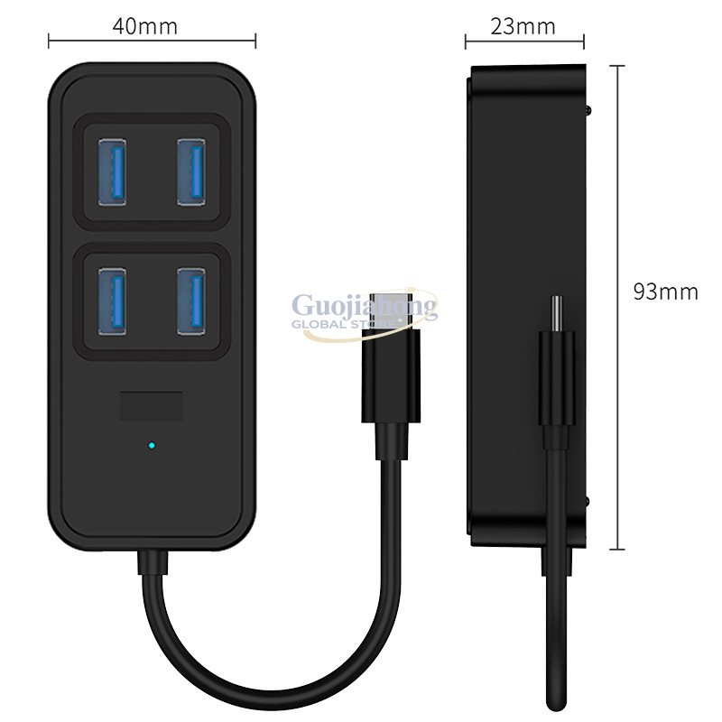 موزع USB3.0 عابر للحدود، محول  - مراجعة Docking Station Usb C وسعره