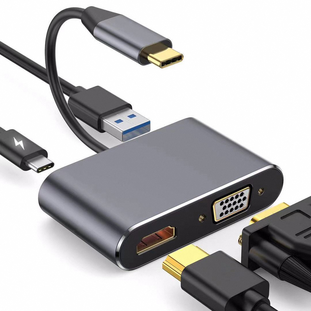 محول USB نوع C إلى VGA بدقة 4K - مراجعة Docking Station Usb C وسعره