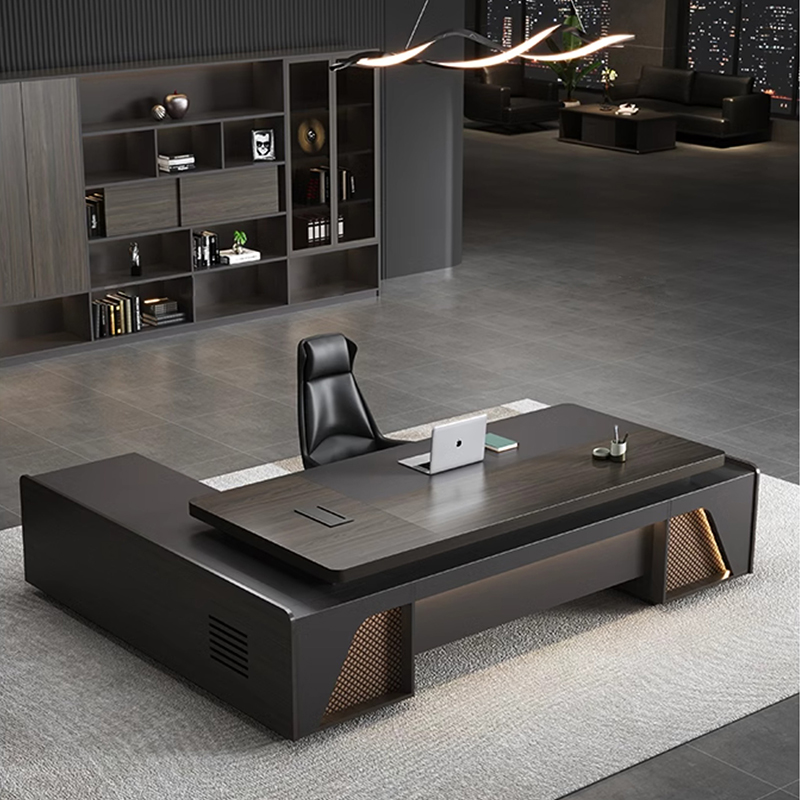 ❀ مكتب تنفيذي فاخر على شكل حرف - مراجعة Office Tech Management وسعره