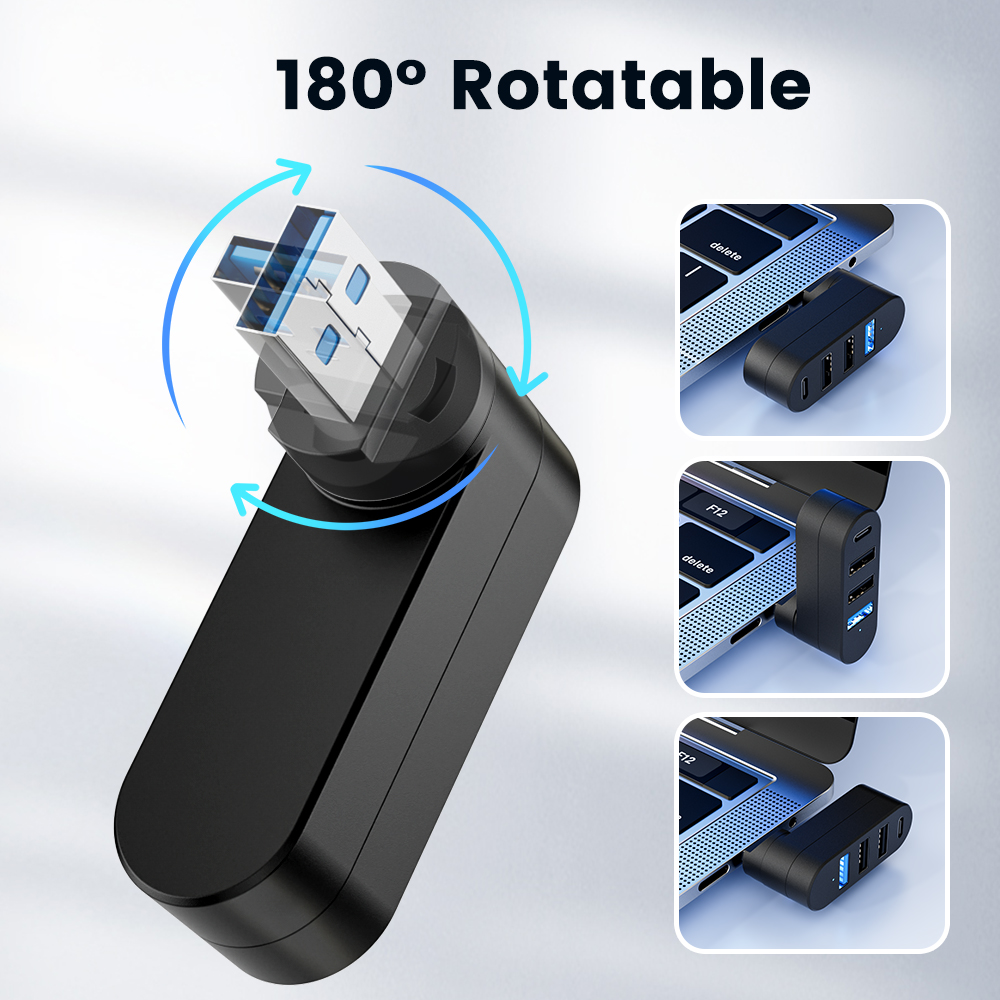 موزع USB متعدد المنافذ 4 منافذ - مراجعة Multi Port Usb Hub وسعره