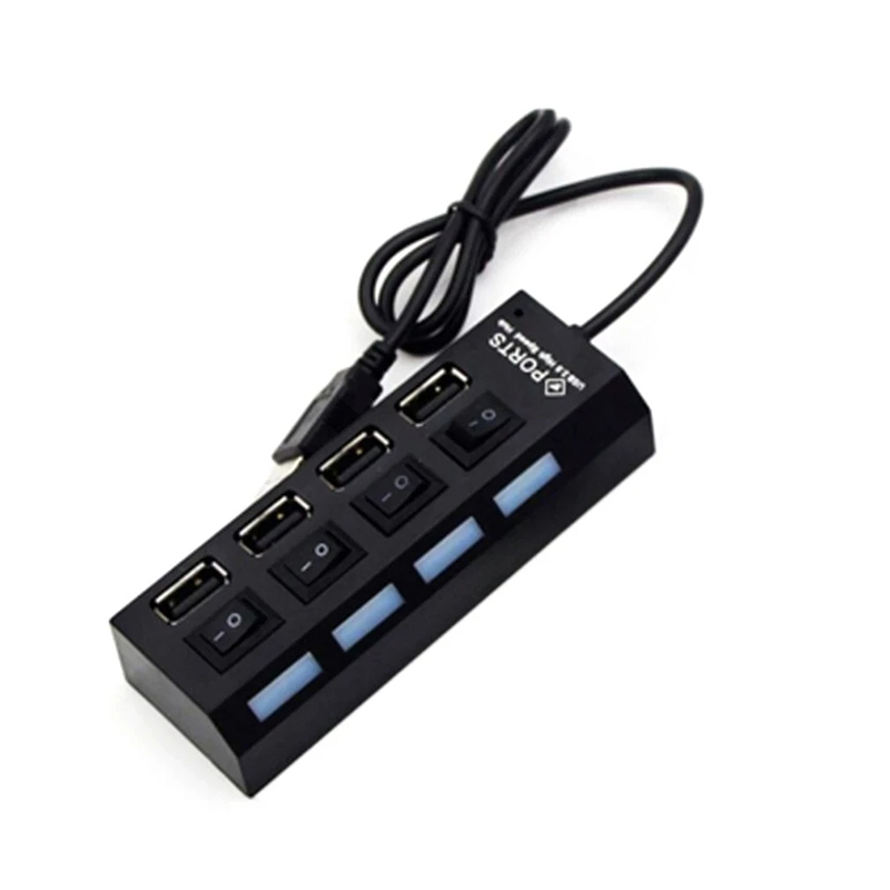 موزع USB 4 في 1 مع مفتاح تشغيل - مراجعة Multi Port Usb Hub وسعره
