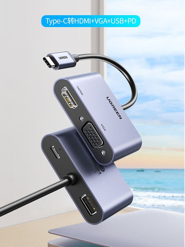 محول UGREEN USB C متعدد المناف - مراجعة Multi Port Usb Hub وسعره