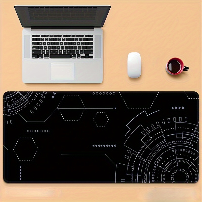 سجادة مكتب ممتدة بتصميم دائرة  - مراجعة Office Tech Set Up وسعره